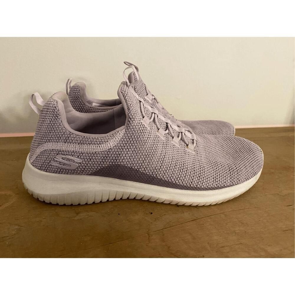 Skechers 9.5 ulta flex-capsule sneakers comfort shoes purple lavender womens